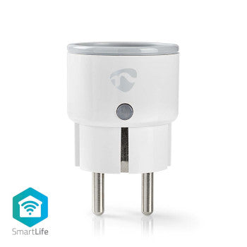 SmartLife Smart Plug | Wi-Fi | IP21 | Power meter | 2500W | Plug with earth contact / Type F (CEE 7/7) | -10 - 40 °C | Android™ / IOS | White | 1pcs