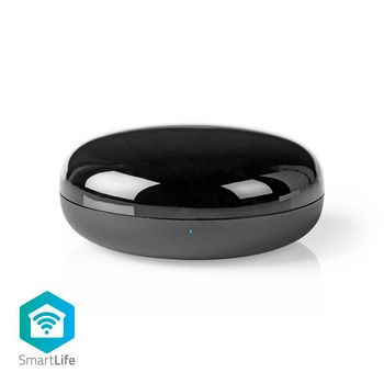 SmartLife IR Remote Control | Wi-Fi | Universal | Signal range: 5m | 38KHz | USB Powered | Android™ / IOS | Black