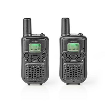 Walkie Talkie Set | 2 Handsets | Up to 5 km | Frequency channels: 8 | PTT/VOX | up to 2.5 Hours | Black