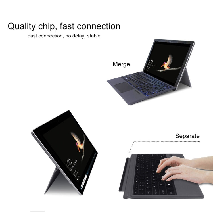 Tastiera Bluetooth V3.0 retroilluminata con touchpad