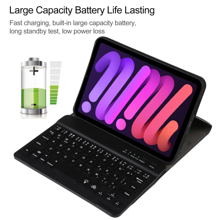 Custodia in pelle con tastiera per iPad Mini 6
