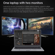 Sblocco dell'impronta digitale, sistema operativo Windows 11 inglese AMD Ryzen 3 4300U Quad Core, supporto Bluetooth e doppio WiFi, spina americana, R3 4300U 8GB+256GB