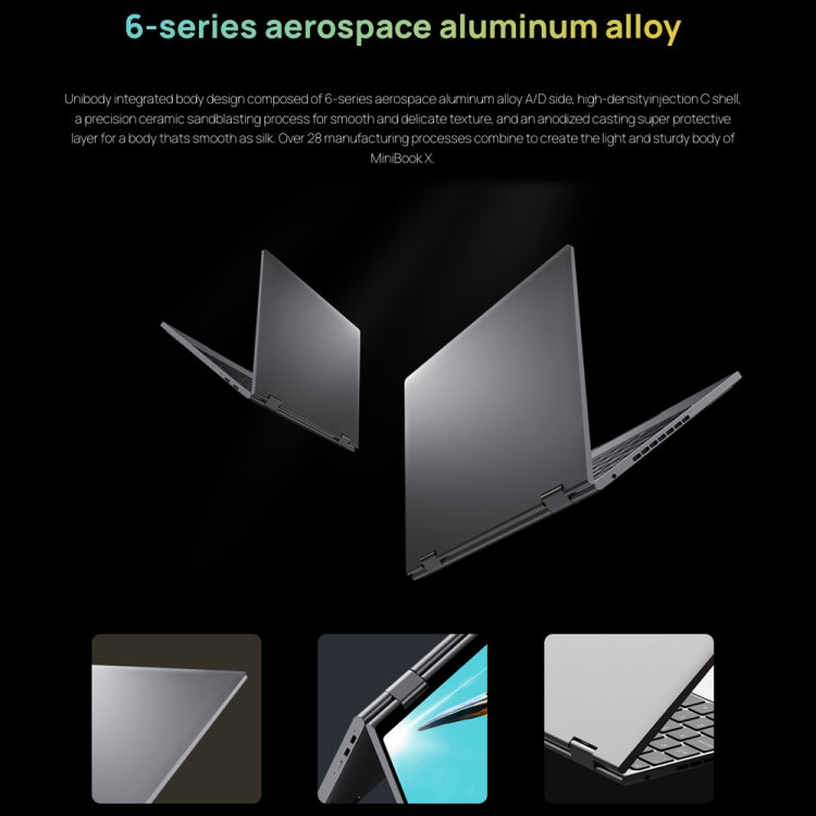 Windows 10, Intel Celeron N5100 Quad Core 1,1 GHz-1,8 GHz, supporto WiFi 6 / Bluetooth / scheda TF, spina europea, MiniBook 12GB+512GB