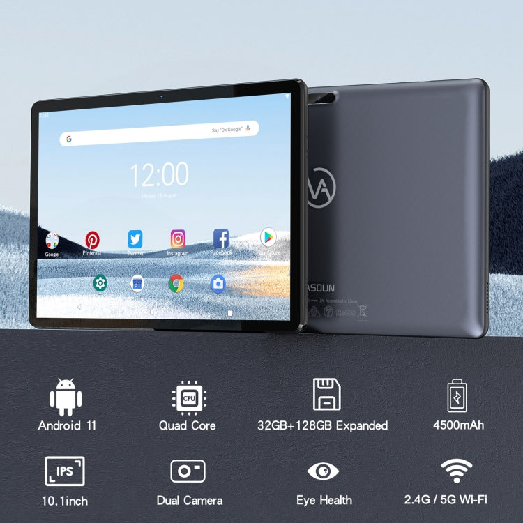 CPU Quad Core Android 11 RK3566, supporto Dual Band WiFi/Bluetooth, versione globale con Google Play, spina USA, M30