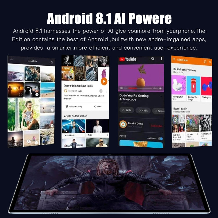 Android 8.1 MTK6750 Octa Core, supporto Dual SIM, Wi-Fi, Bluetooth, GPS