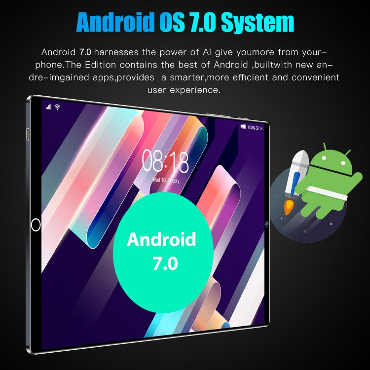 Tablet Android 7.0 MT6592 Octa Core 10,1" Dual SIM