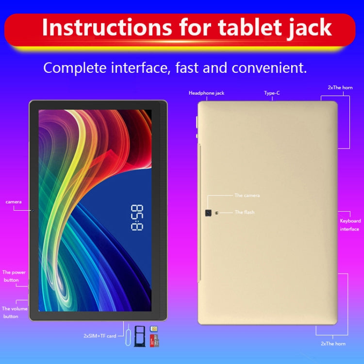 Tablet Android 8.1 MTK6797 Deca Core 14,1" 4GB RAM 128GB