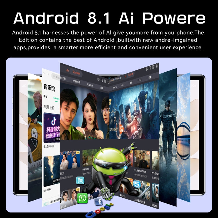 Tablet Android 8.1 MTK6755 Octa-core 10,1" 4GB 64GB