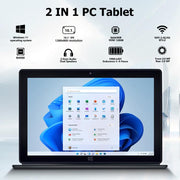 Windows 10, Intel Celeron J3455 Quad Core, supporto TF Card e HDMI e Bluetooth e Dual WiFi, con tastiera, J3455 8GB+128GB with Keyboard
