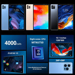 Tablet Android 8.0 MTK6750 Octa Core 10,1" 4GB 32GB