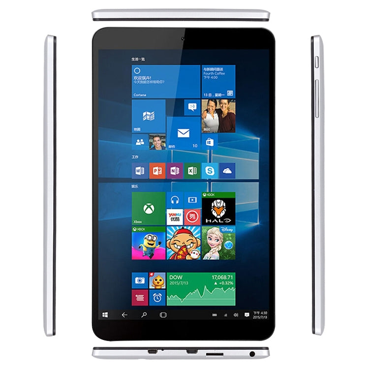 Windows 10, Intel Atom Z8300 Quad Core, supporto TF Card e HDMI e Bluetooth e doppio WiFi, 4GB+64GB / Z8300 2.5D
