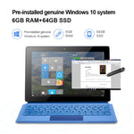 Tablet Windows 10 Intel N4120 10.1" con tastiera e penna
