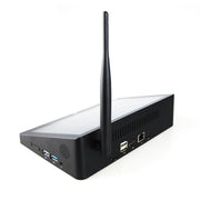 Windows 10 Intel Celeron N4020 Dual Core fino a 2,8 GHz, supporto WiFi e Bluetooth e scheda TF e HDMI e RJ45, spina americana, 4GB+64GB
