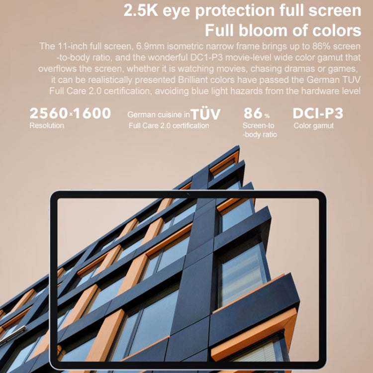 Tablet Android MediaTek 1300T 10,95" 8GB 128GB