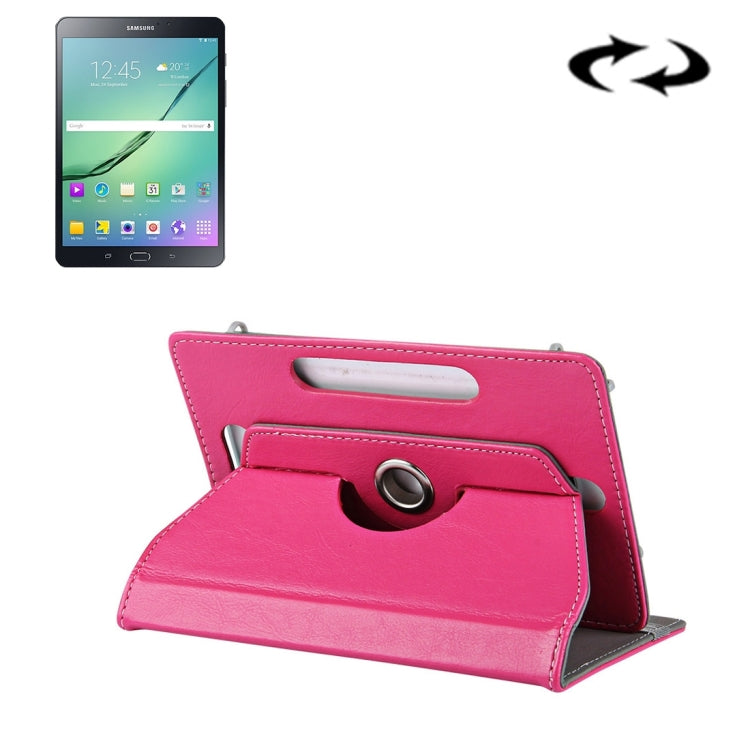 Custodia in pelle per tablet 8 pollici con rotazione 360°