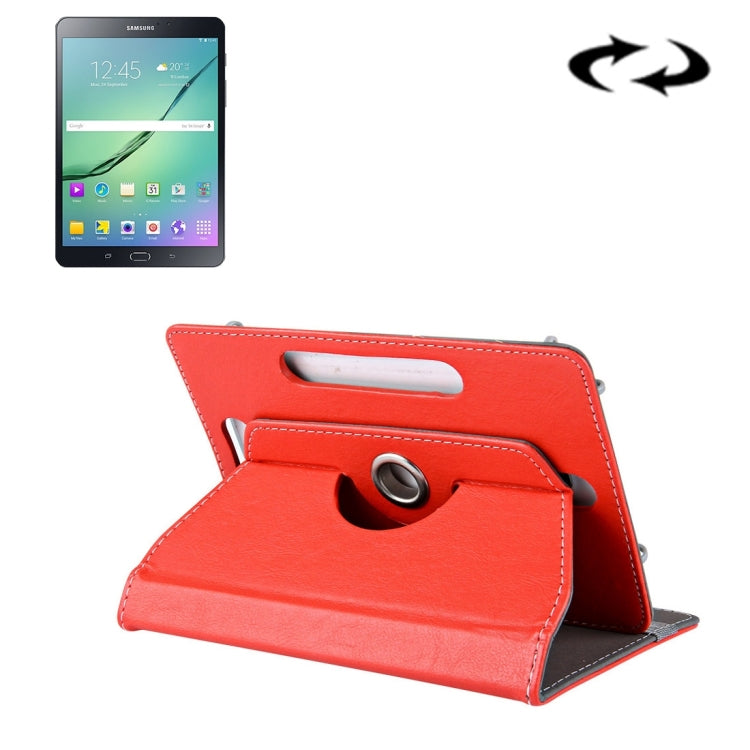 Custodia in pelle per tablet 8 pollici con rotazione 360°