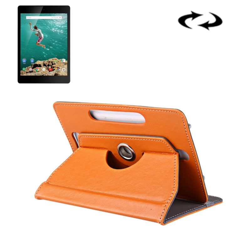 Custodia in pelle per tablet da 9 pollici Crazy Horse Texture Custodia protettiva con rotazione a 360 gradi Guscio con supporto per ONDA V891w, Ramos i9s Pro e Win8, Colorfly i898W e i898A, 9 inch White, 9 inch Black, 9 inch Orange, 9 inch Red         ...
