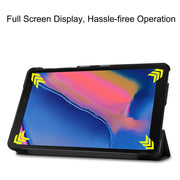 Custodia in pelle con chiusura orizzontale per Galaxy Tab A 8.0 2
