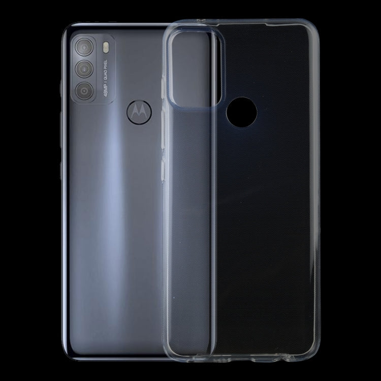 Custodia morbida TPU trasparente per Motorola Moto G50