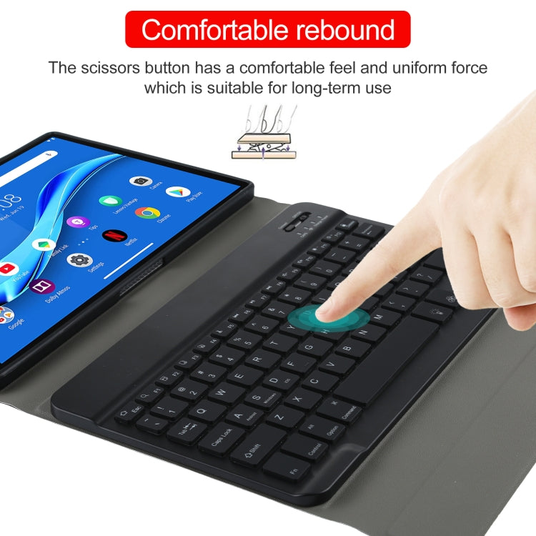 Tastiera Bluetooth retroilluminata con custodia per Lenovo M10 Pl