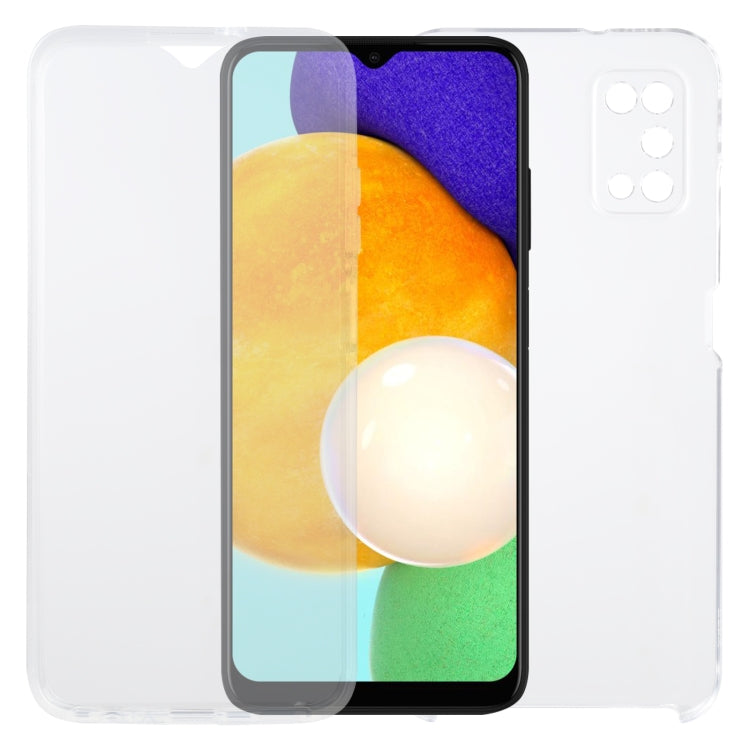 Per Samsung Galaxy A03s PC + TPU Custodia trasparente all-inclusive ultrasottile a doppia faccia, For Samsung Galaxy A03s