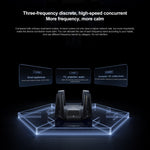 Router WiFi originale Xiaomi 10 Gigabit Tri-Band Wireless Mesh Ripetitore di accelerazione del gioco di rete, spina americana, 10 Gigabit