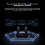 Router WiFi originale Xiaomi 10 Gigabit Tri-Band Wireless Mesh Ripetitore di accelerazione del gioco di rete, spina americana, 10 Gigabit