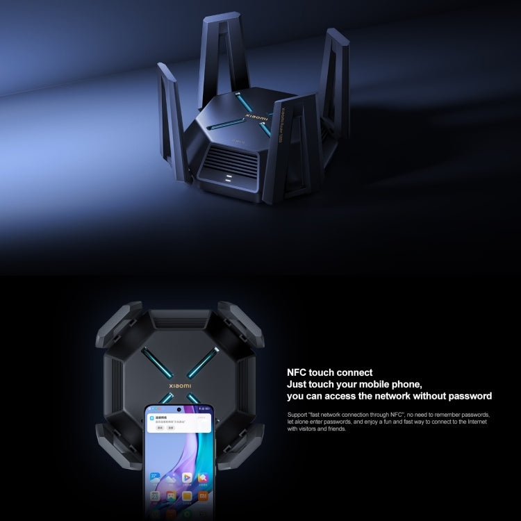 Router WiFi originale Xiaomi 10 Gigabit Tri-Band Wireless Mesh Ripetitore di accelerazione del gioco di rete, spina americana, 10 Gigabit