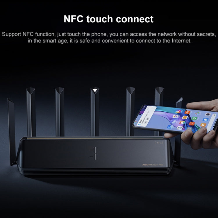 Originale Xiaomi WiFi Router 7000 Amplificatore di segnale indipendente a 8 canali Memoria da 1 GB, spina americana, BE7000