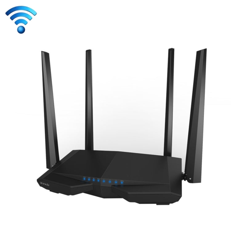 Router Tenda AC6 AC1200 Smart Dual-Band Wireless Router WiFi 5GHz 867Mbps + 2.4GHz 300Mbps con antenne esterne 4*5dBi, AC6