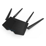 Router Tenda AC6 AC1200 Smart Dual-Band Wireless Router WiFi 5GHz 867Mbps + 2.4GHz 300Mbps con antenne esterne 4*5dBi, AC6