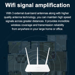 Router WiFi Tenda F3 Wireless 2.4GHz 300Mbps con antenne esterne 3*5dBi, F3