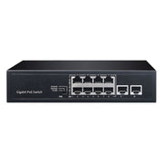COMFAST CF-SG181P Switch Ethernet POE Gigabit a 10 porte Monitoraggio larghezza di banda backplane da 20 Gbps