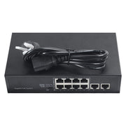 COMFAST CF-SG181P Switch Ethernet POE Gigabit a 10 porte Monitoraggio larghezza di banda backplane da 20 Gbps