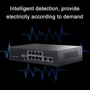 COMFAST CF-SG181P Switch Ethernet POE Gigabit a 10 porte Monitoraggio larghezza di banda backplane da 20 Gbps