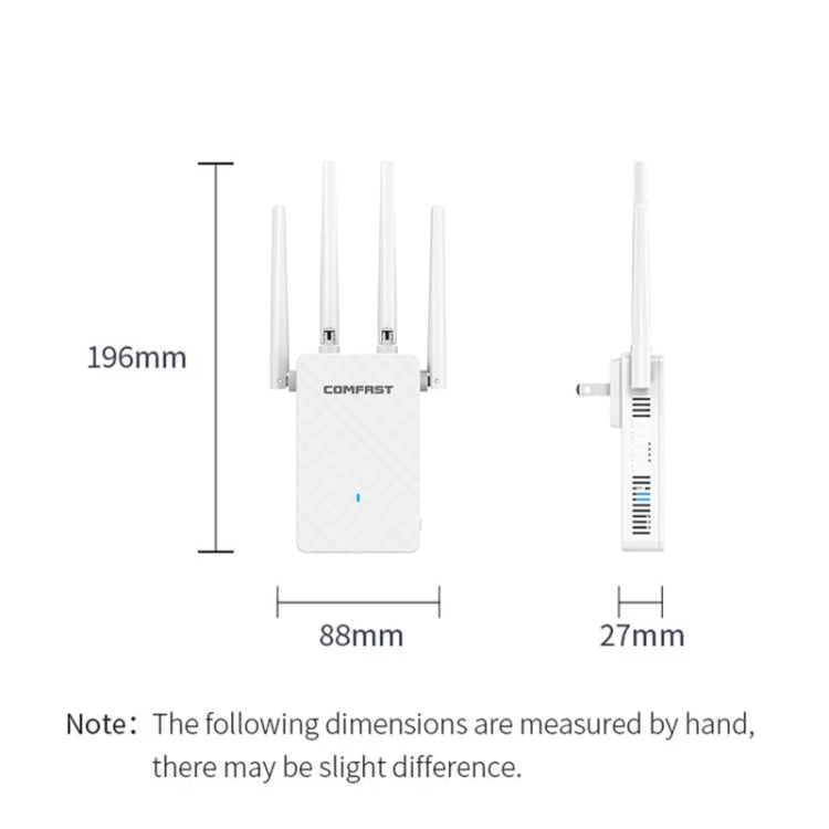 COMFAST CF-WR306S Amplificatore di segnale WiFi wireless da 300 Mbps, CF-WR306S