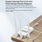 VONETS VAR600-H Ripetitore WiFi bridge wireless 600 Mbps, con set di adattatori CC, With DC Adapter Set