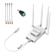 VONETS VAR600-H Ripetitore WiFi Bridge Wireless 600Mbps, con 4 antenne + set adattatore CC, With 4 Antennas + DC Adapter Set