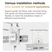 VONETS VAR600-H Ripetitore WiFi Bridge Wireless 600Mbps, con alimentatore + set di adattatori CC, With Power Adapter + DC Adapter Set