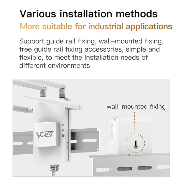 VONETS VAR1200-L Ponte wireless WiFi dual-band 1200 Mbps