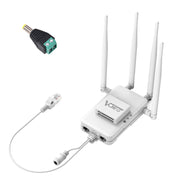 Ripetitore WiFi dual-band per antenna esterna VONETS VAR1200-H 1200 Mbps, con set di adattatori CC, VAR1200-H With DC Adapter Set