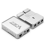 VONETS VS500 Switch Gigabit Ethernet a 5 porte con adattatore CC + set di fibbie di fissaggio su guida, VS500 with DC Adapter + Rail Fixing Buckle Set