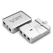 VONETS VSP510 Switch Gigabit Ethernet a 5 porte con adattatore CC + set di fibbie di fissaggio su guida, VSP510 with DC Adapter + Rail Fixing Buckle Set