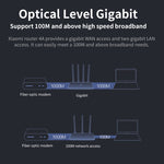 Router WiFi originale Xiaomi 4A Smart APP Control AC1200 1167 Mbps 128 MB 2,4 GHz e 5 GHz Dual-core CPU Porta Gigabit Ethernet Ripetitore router wireless con 4 antenne, supporto Web e Android e iOS, spina americana, 4A (Dual-core CPU)