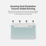 Router WiFi originale Xiaomi 4A Smart APP Control AC1200 1167 Mbps 128 MB 2,4 GHz e 5 GHz Dual-core CPU Porta Gigabit Ethernet Ripetitore router wireless con 4 antenne, supporto Web e Android e iOS, spina americana, 4A (Dual-core CPU)