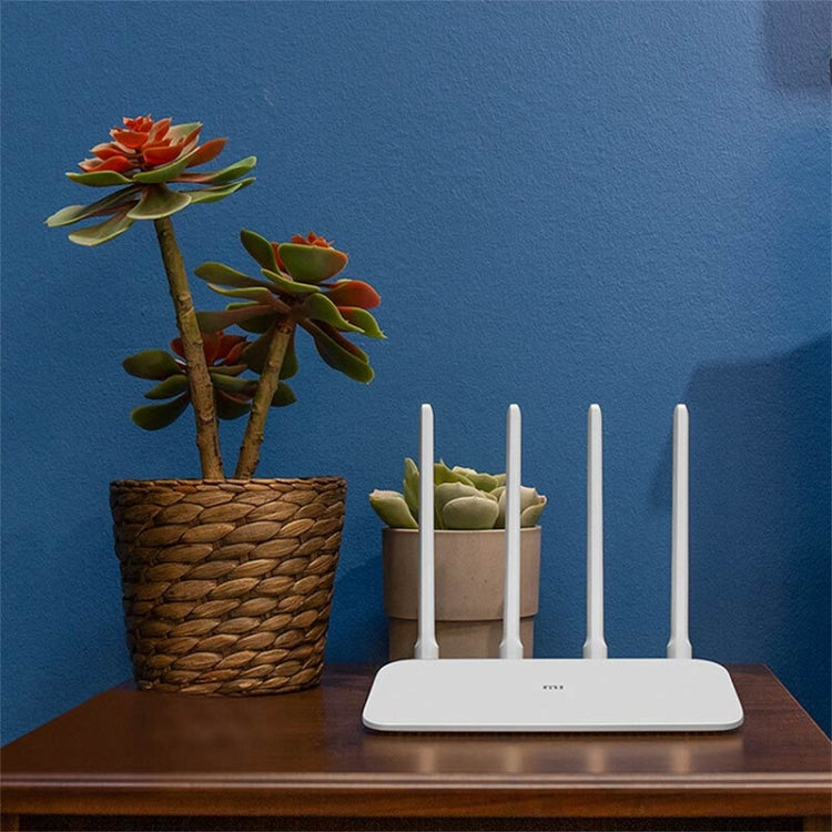 Router WiFi originale Xiaomi 4A Smart APP Control AC1200 1167 Mbps 128 MB 2,4 GHz e 5 GHz Dual-core CPU Porta Gigabit Ethernet Ripetitore router wireless con 4 antenne, supporto Web e Android e iOS, spina americana, 4A (Dual-core CPU)