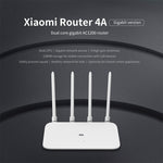 Router WiFi originale Xiaomi 4A Smart APP Control AC1200 1167 Mbps 128 MB 2,4 GHz e 5 GHz Dual-core CPU Porta Gigabit Ethernet Ripetitore router wireless con 4 antenne, supporto Web e Android e iOS, spina americana, 4A (Dual-core CPU)