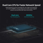 Router WiFi originale Xiaomi 4A Smart APP Control AC1200 1167 Mbps 128 MB 2,4 GHz e 5 GHz Dual-core CPU Porta Gigabit Ethernet Ripetitore router wireless con 4 antenne, supporto Web e Android e iOS, spina americana, 4A (Dual-core CPU)