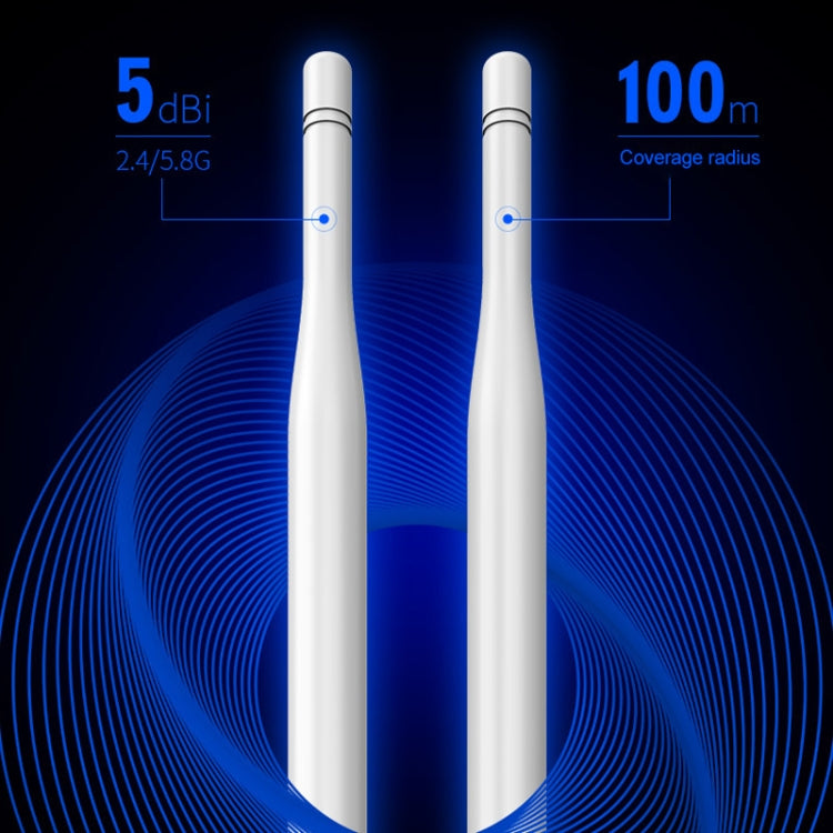 COMFAST CF-EW74 1200 Mbs Amplificatore di segnale a doppia frequenza impermeabile per esterni Ripetitore router wireless Stazione base WIFI con 2 antenne, CF-EW74
