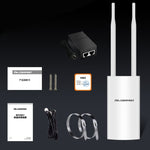 COMFAST CF-EW72 1200 Mbs Amplificatore di segnale impermeabile per esterni Ripetitore router wireless Stazione base WIFI con 2 antenne, CF-EW72 North American Edition